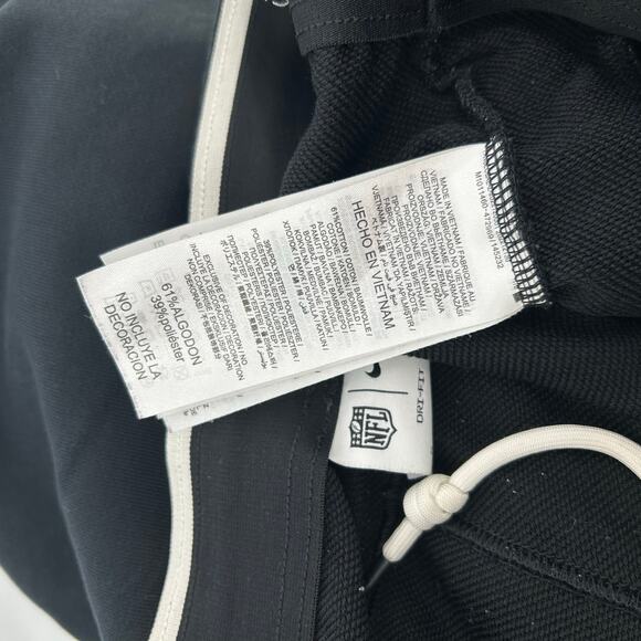 Men's Black Nike Dri-Fit NFL Green Bay Packers Football Sweatpants Joggers Sz M - Picture 6 of 9